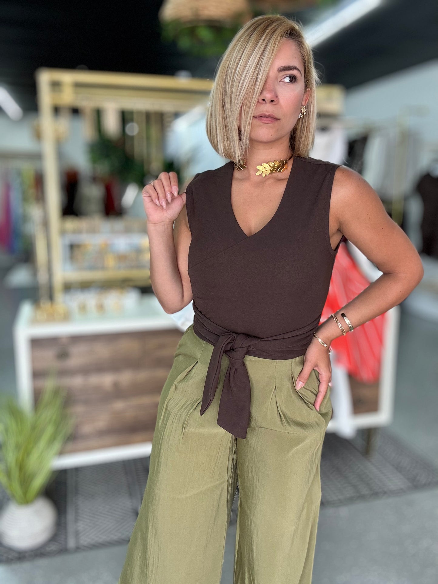 San Francisco Top (Brown)