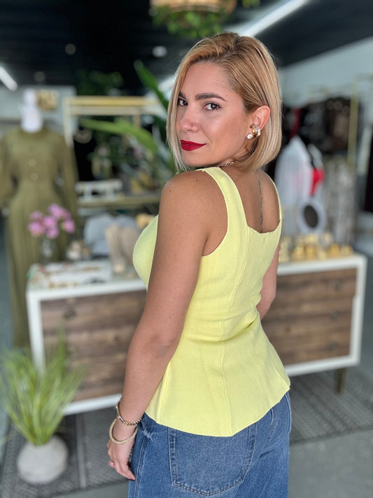 Elisa Top ( soft yellow)