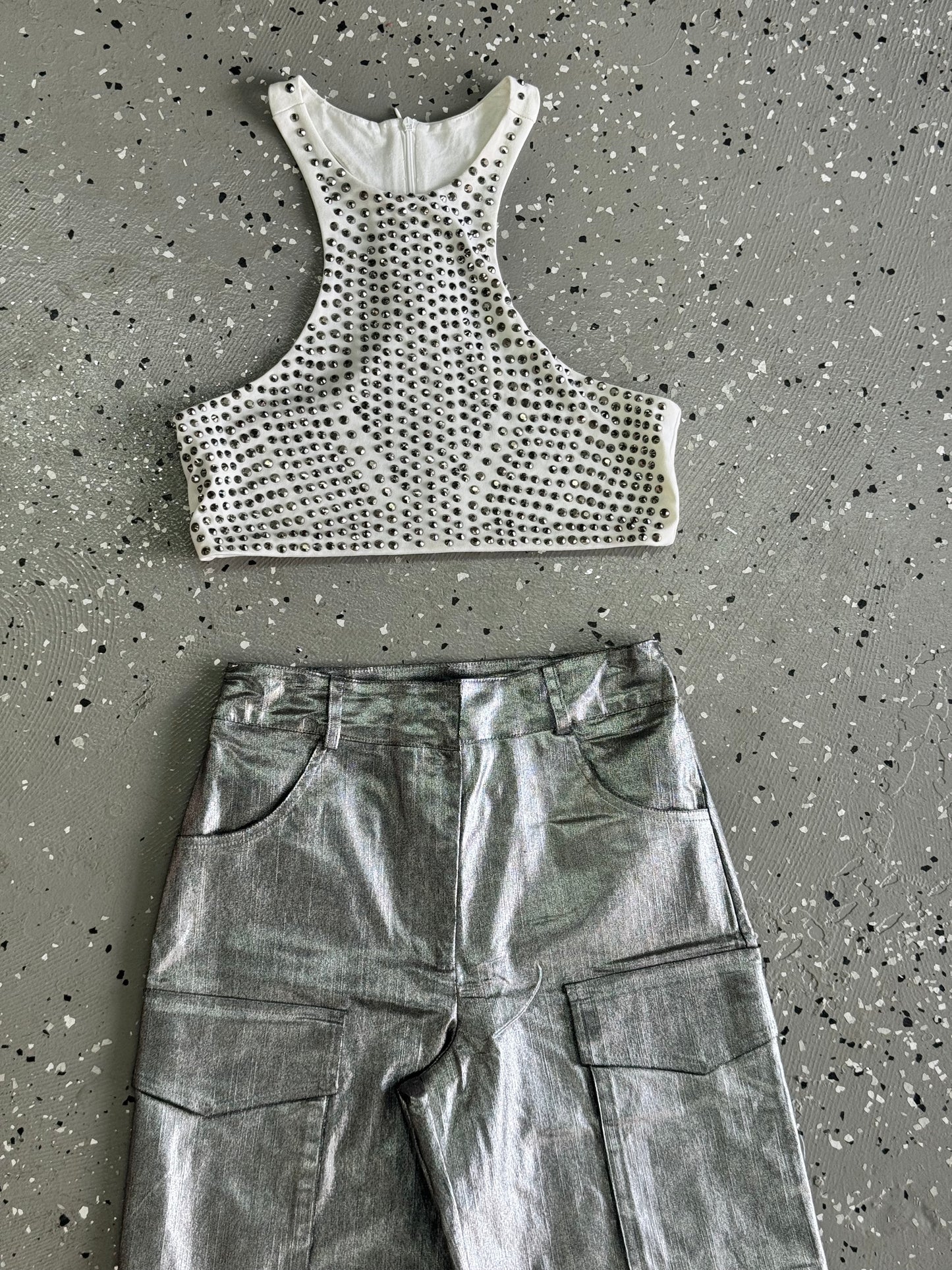 Lucia Cristal Crop Top