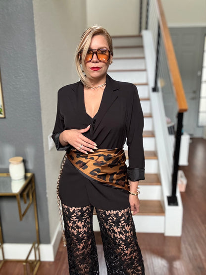 Gina Lace Pant ( black)