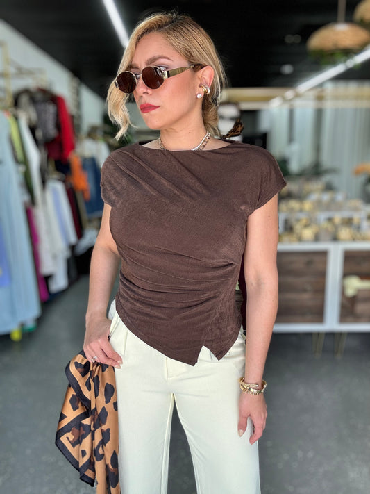 Pamela Chocolate Top