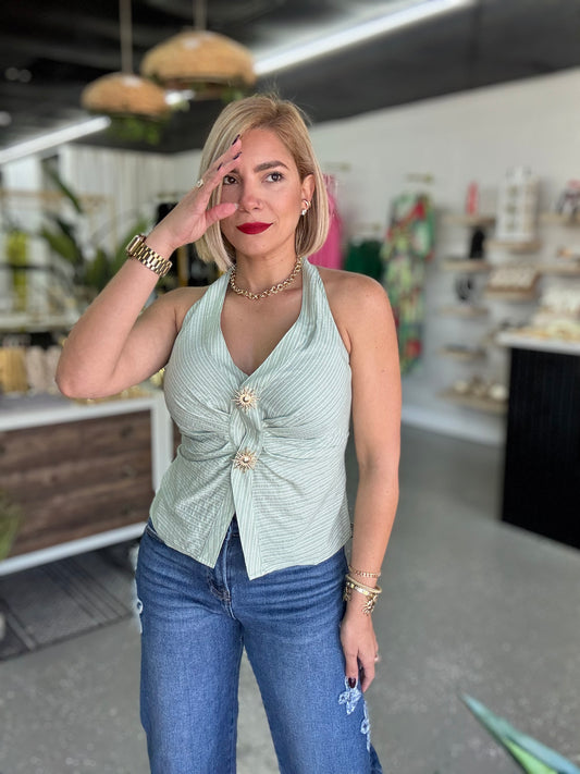 Miami top (green)