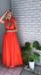 Corina Orange Maxy Dress