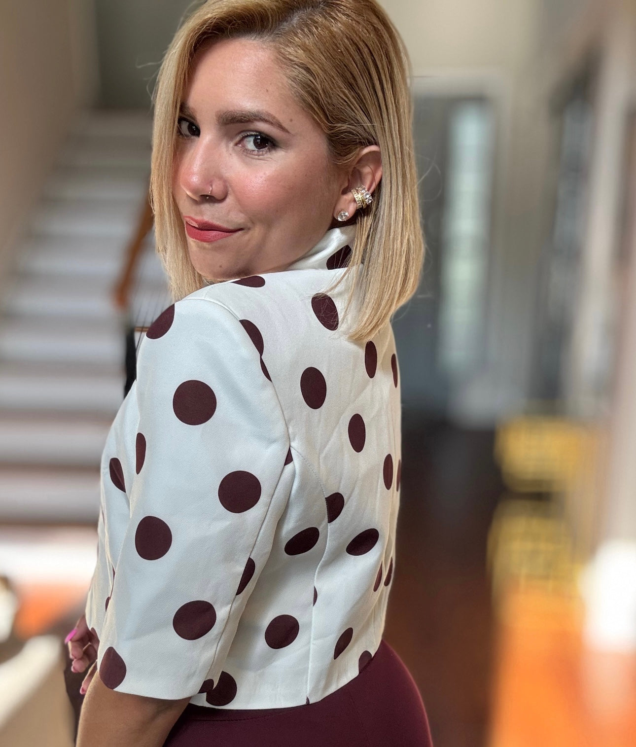 Amelia Blazer Top