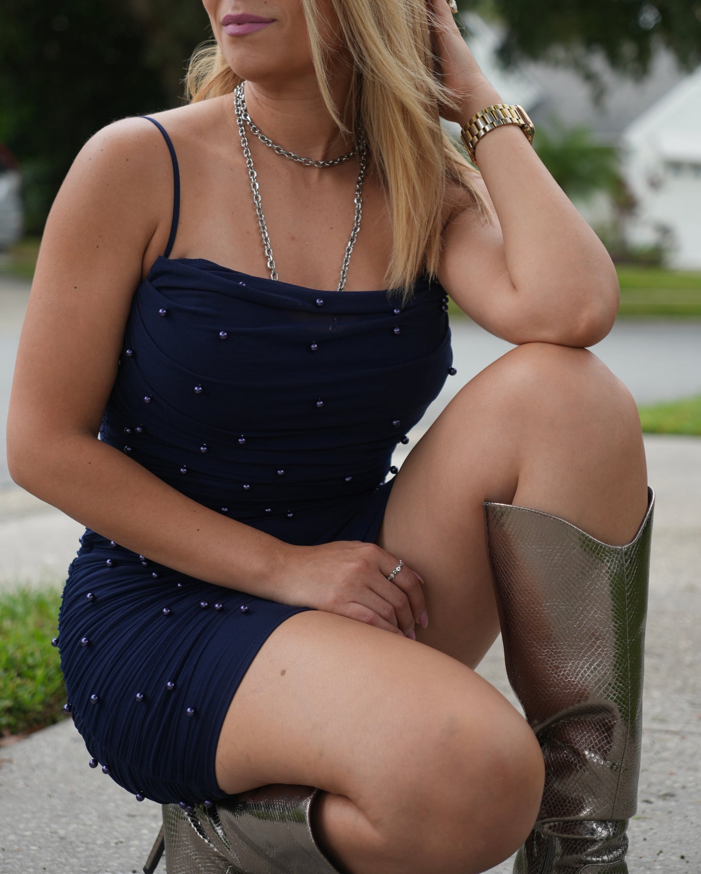 Perla Azul Dress