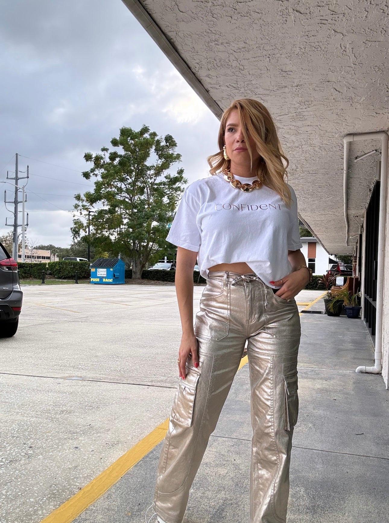 Lucia Cargo Gold Pant