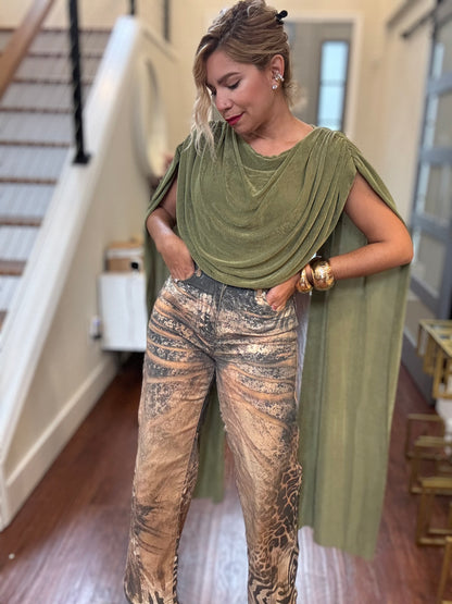 Pandora Elegant Bodysuit (olive)