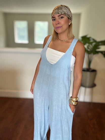 Amalfi Jumpsuit (Blue)