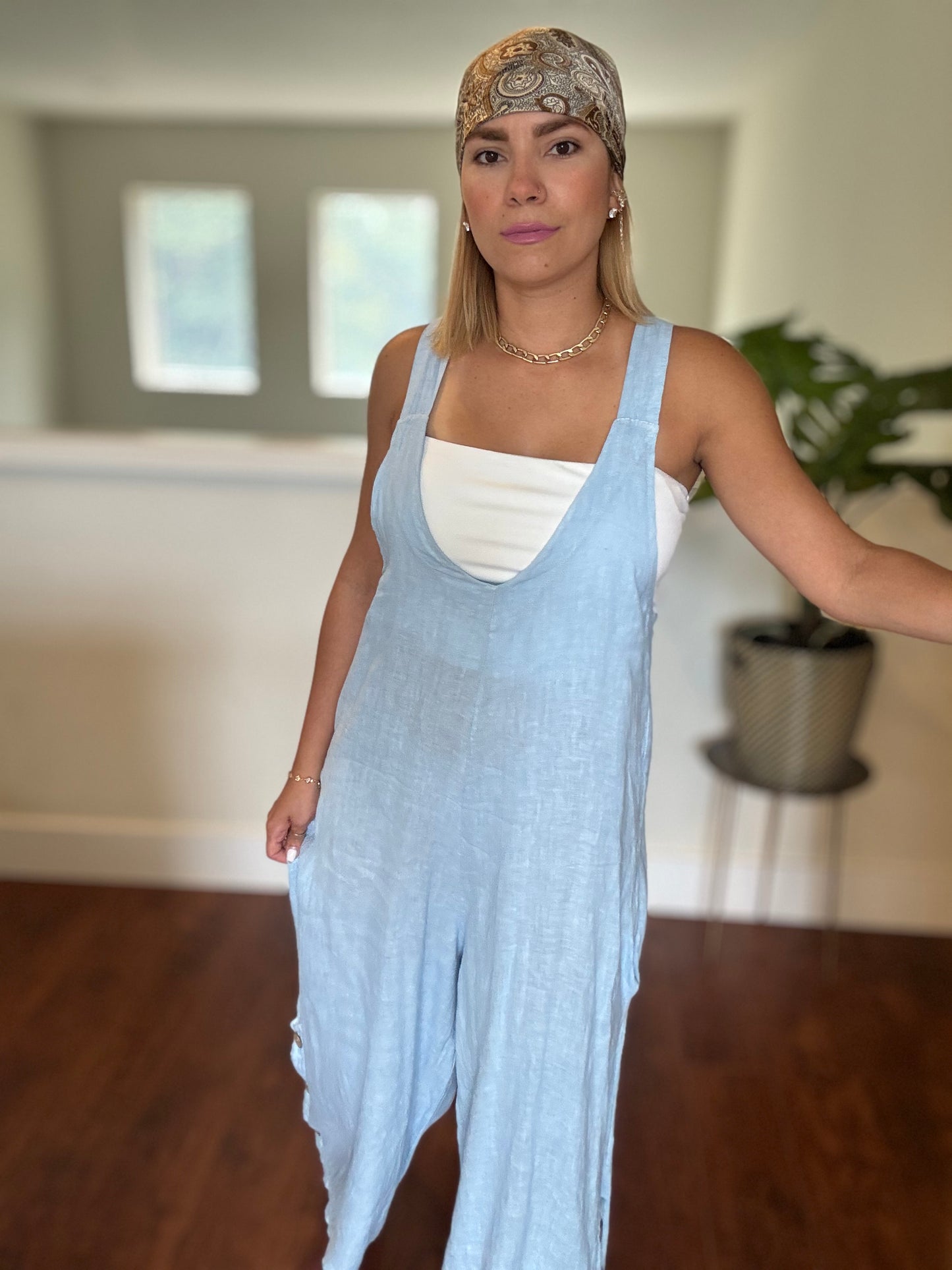 Amalfi Jumpsuit (Blue)