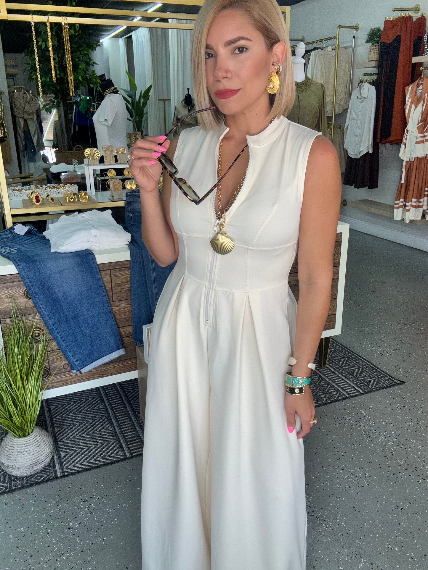 America Jumpsuit (white)
