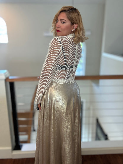 Emilia Gold Skirt
