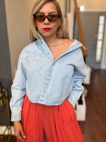 Cristal Jean Top
