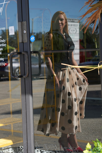 Paula Polka Dot Skirt