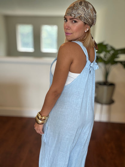 Amalfi Jumpsuit (Blue)