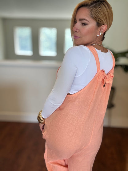 Amalfi Jumpsuit (Coral)