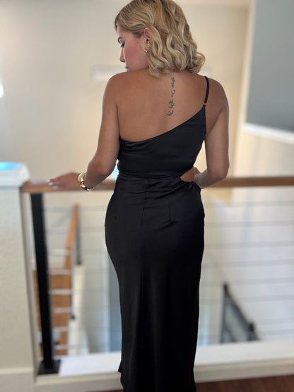 Andrea Satin Dress