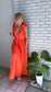 Corina Orange Maxy Dress