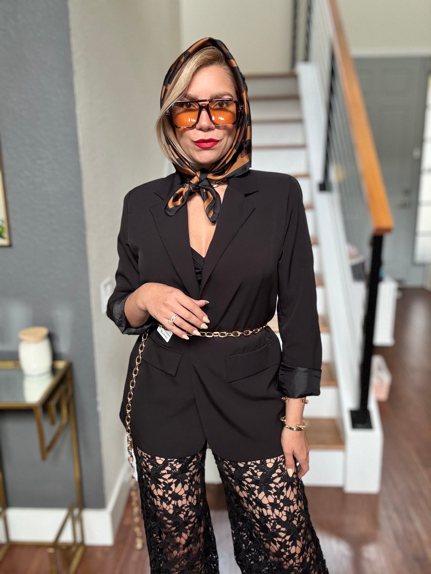 Gina Lace Pant ( black)