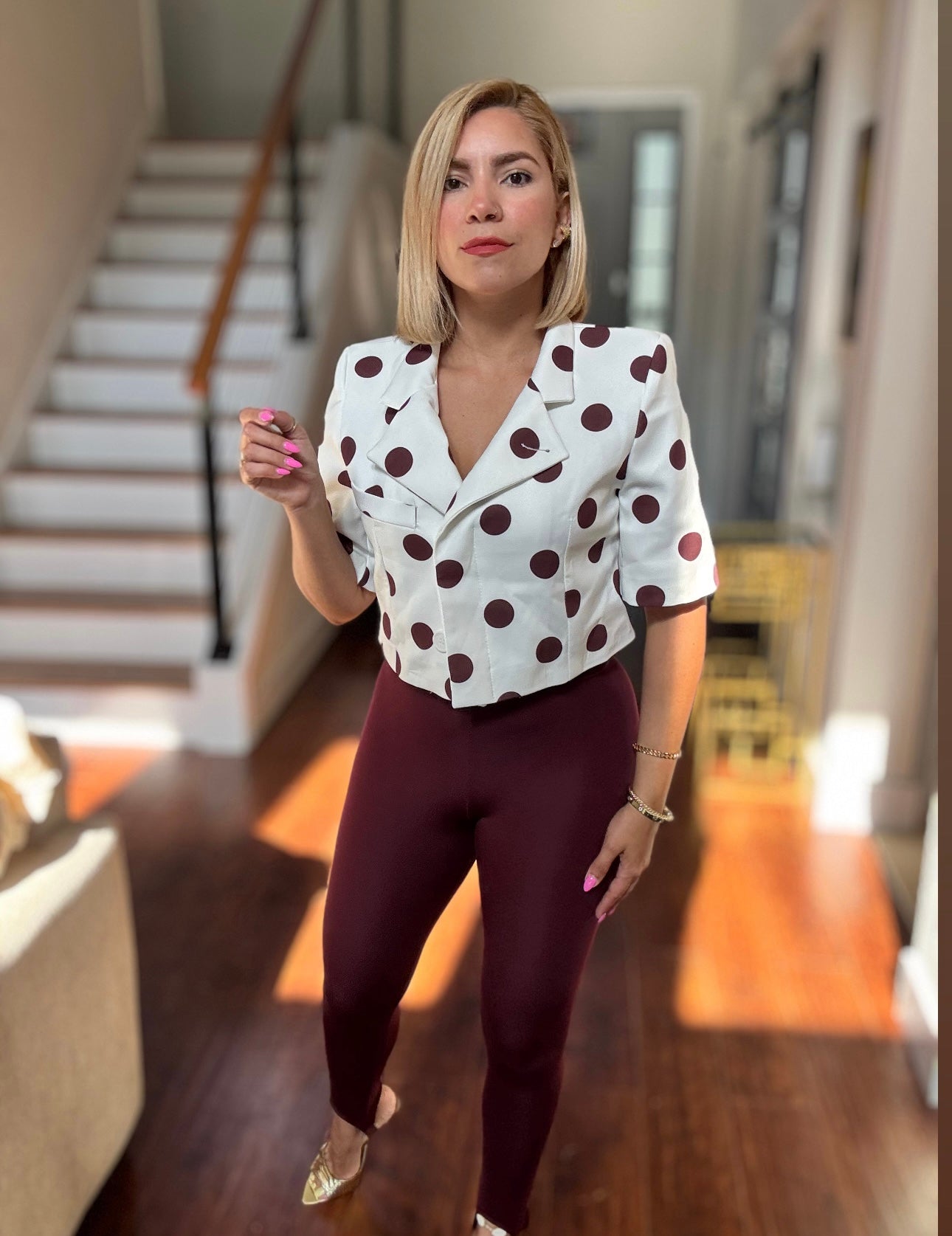 Amelia Blazer Top
