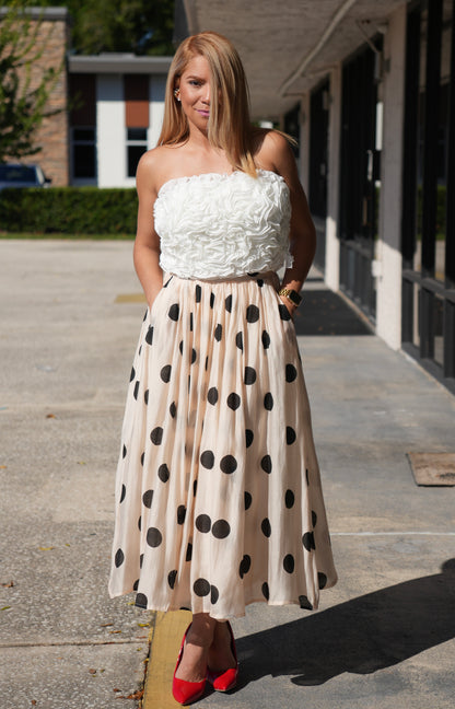 Paula Polka Dot Skirt