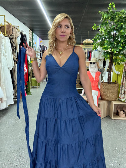 Alicia Denim Maxy