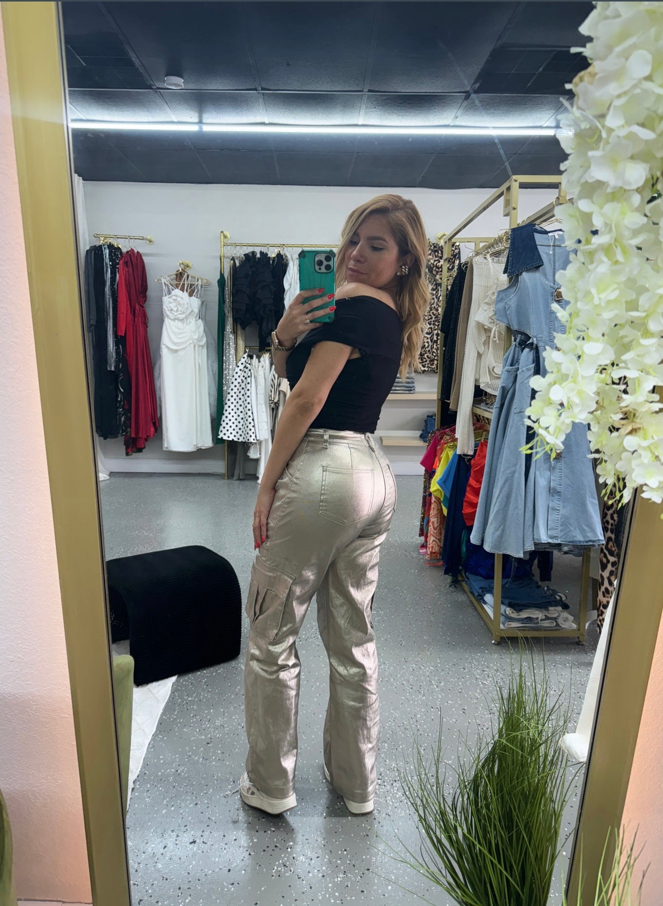 Lucia Cargo Gold Pant