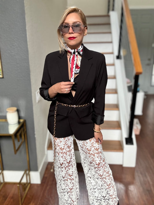 Gina Lace Pant (white)