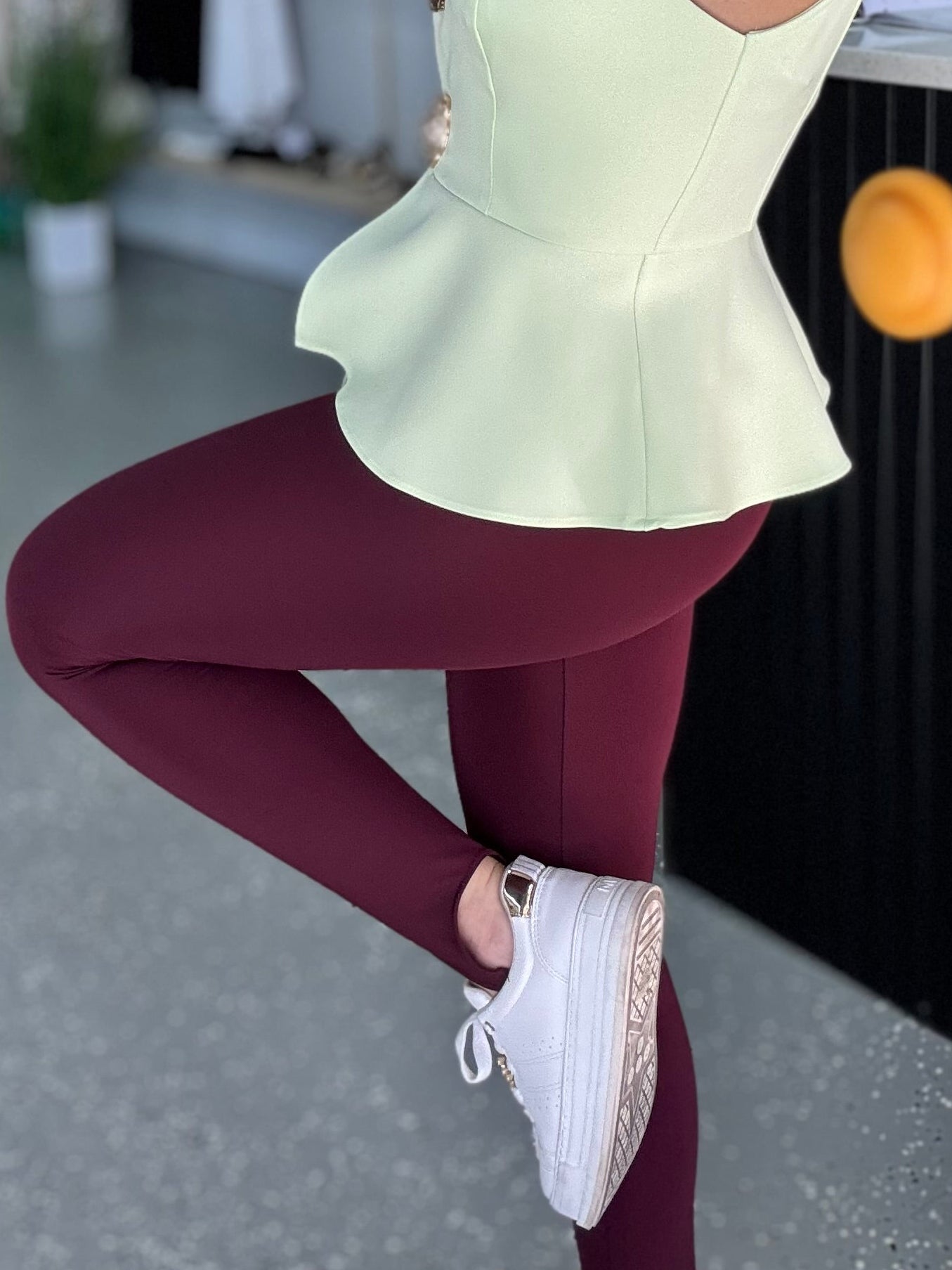 Roberta Legging Burgandy