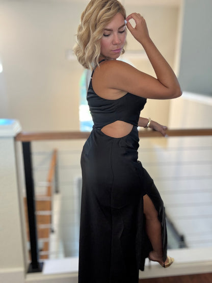 Andrea Satin Dress