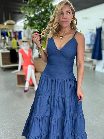 Alicia Denim Maxy