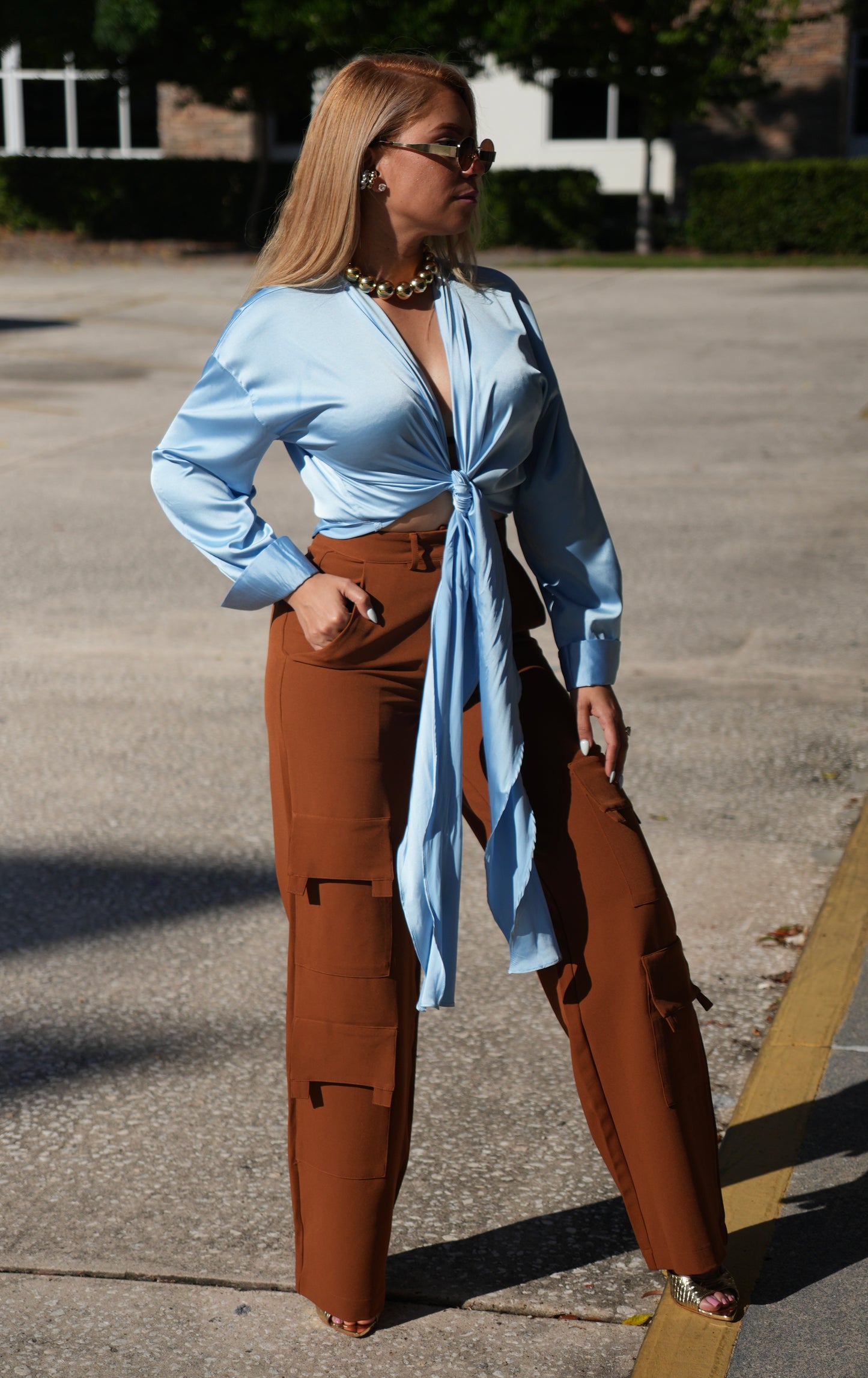 Amari Multiway Satin Top