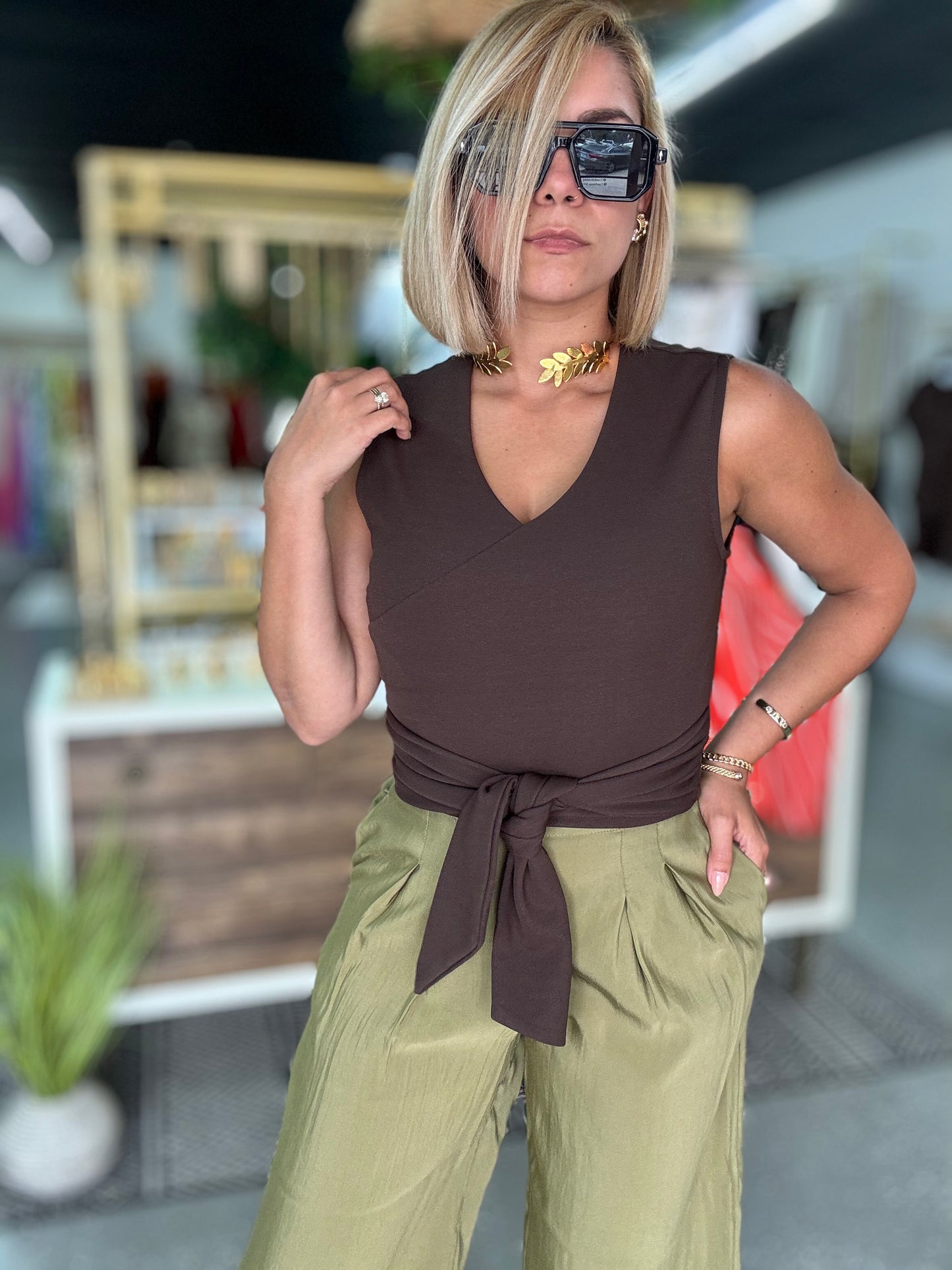 San Francisco Top (Brown)