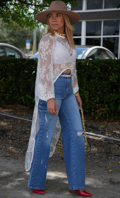 Amar Top white