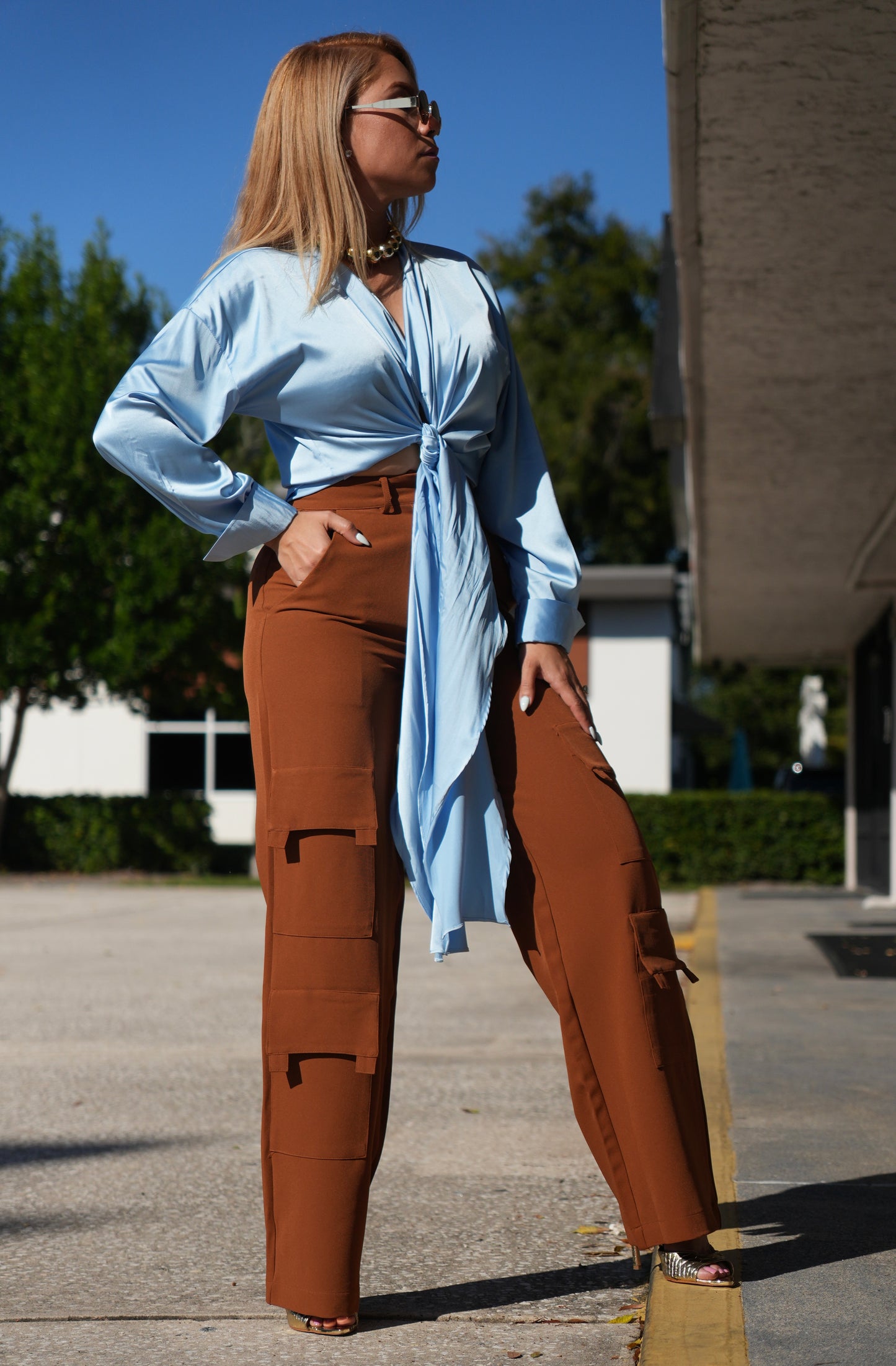 Amari Multiway Satin Top