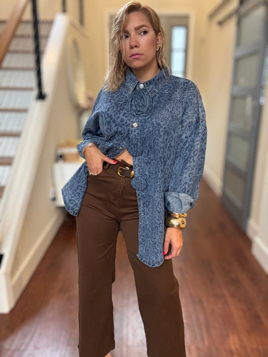 Milán Denim Top