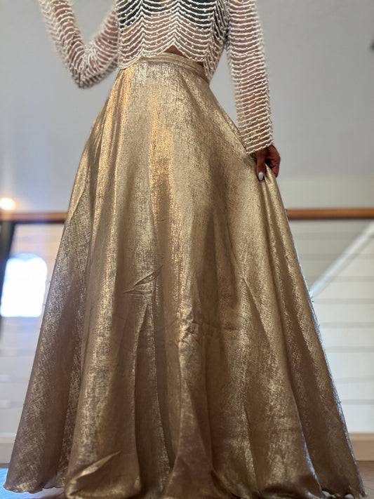 Emilia Gold Skirt