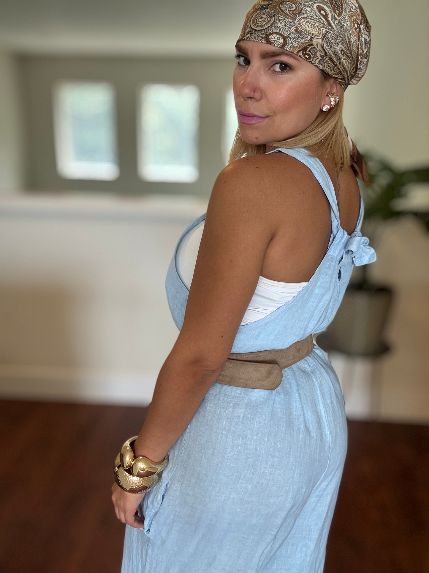 Amalfi Jumpsuit (Blue)