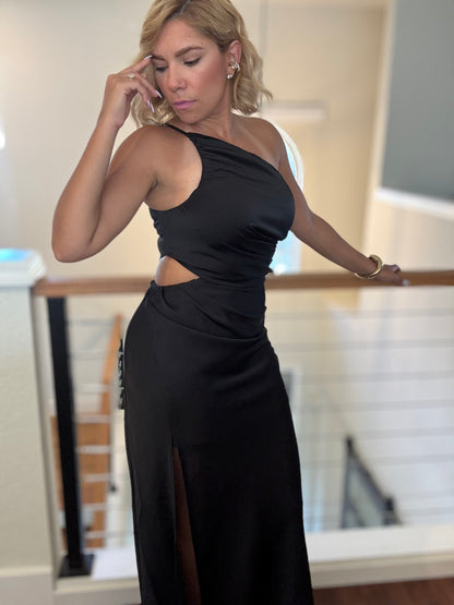 Andrea Satin Dress