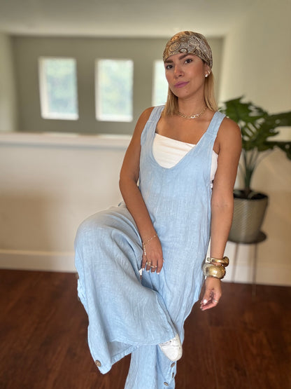 Amalfi Jumpsuit (Blue)