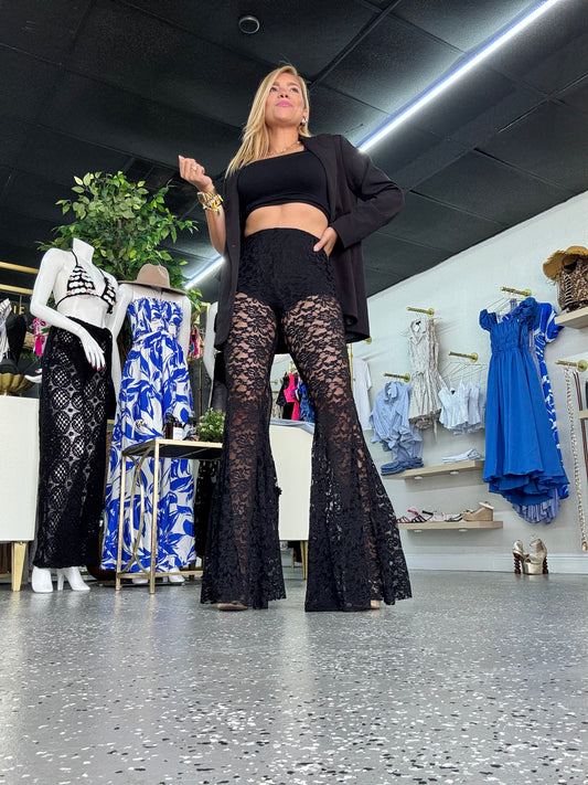 Lena Highwaist Lace Pant