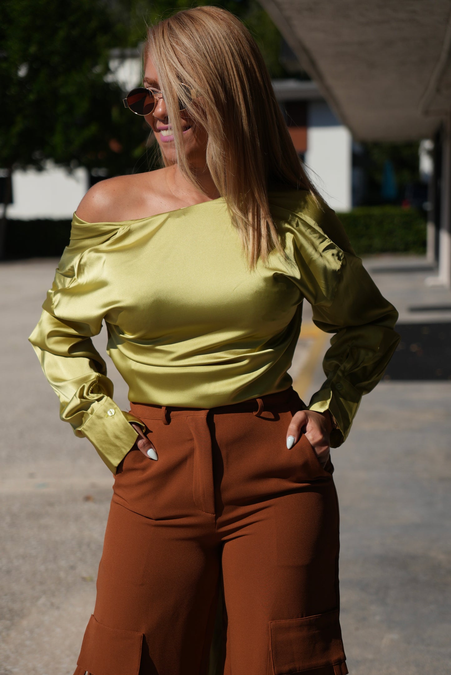 Amari Multiway Satin Top