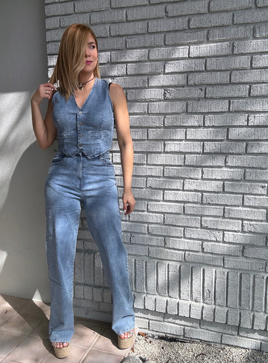 Amelia Denim Set