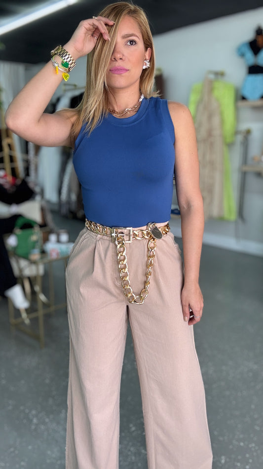 Polonia Pants (Rose/Nude)