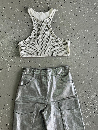 Lucia Cristal Crop Top