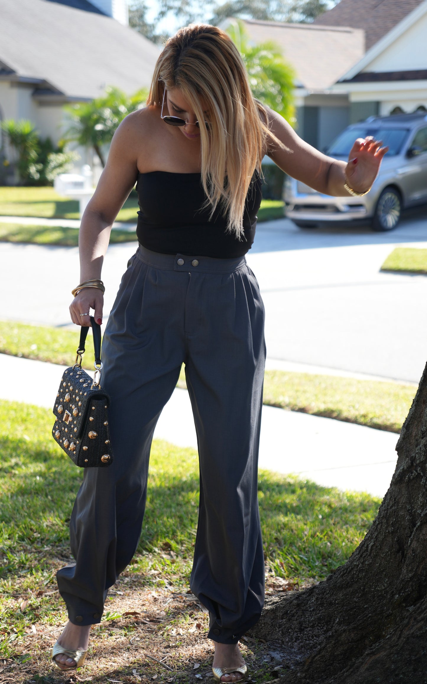 Jasmin Charcoal Pant
