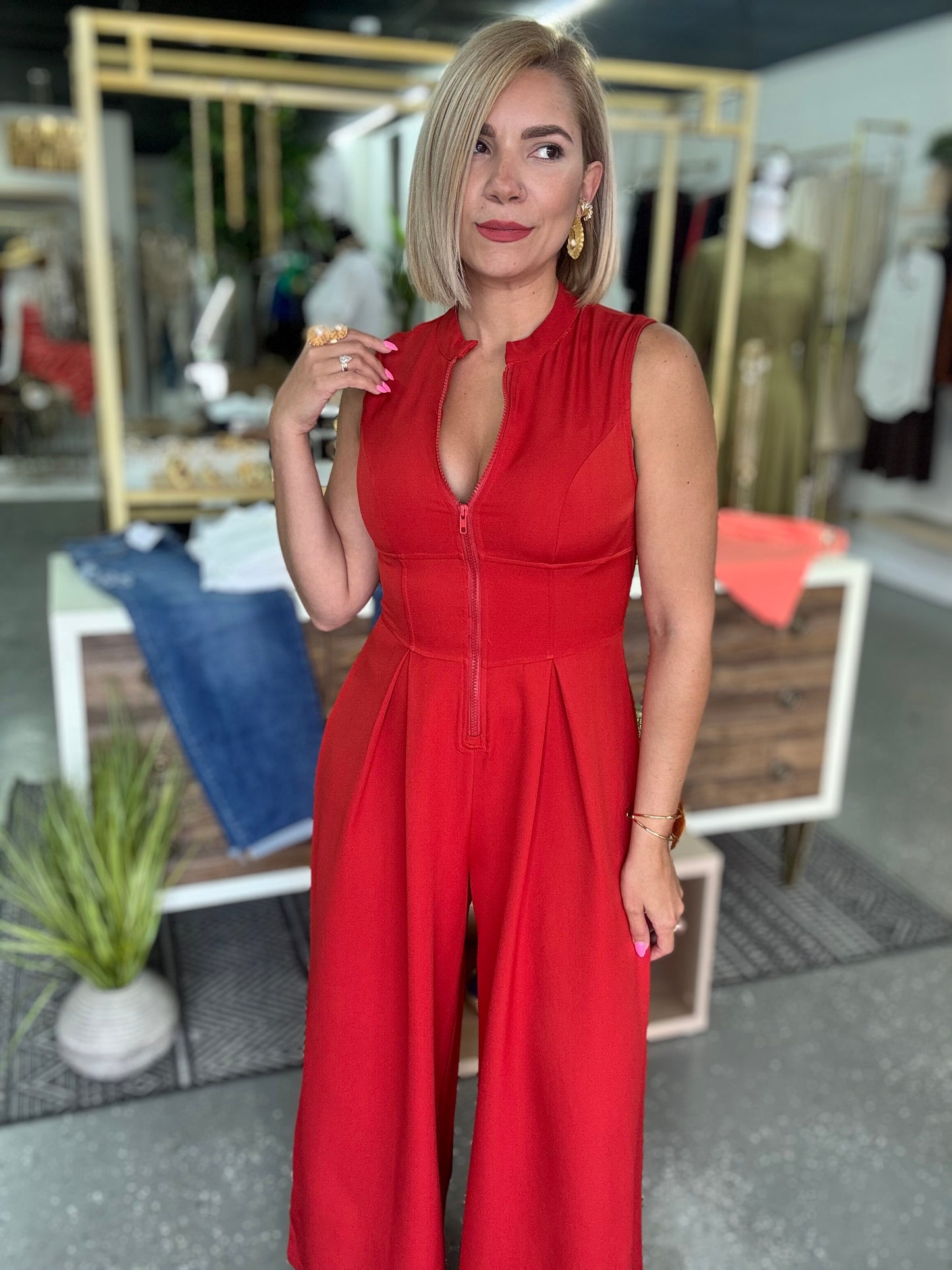 America Jumpsuit (red)