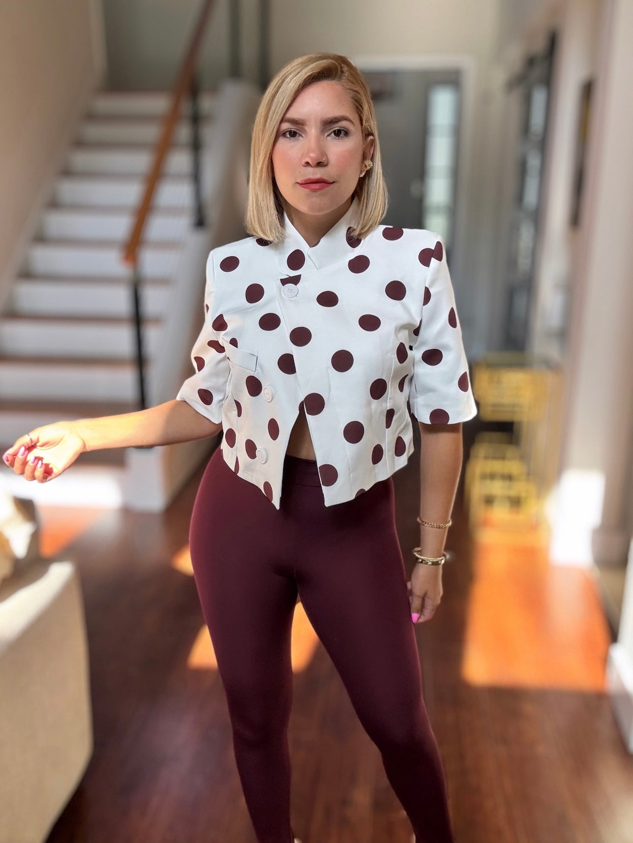 Amelia Blazer Top
