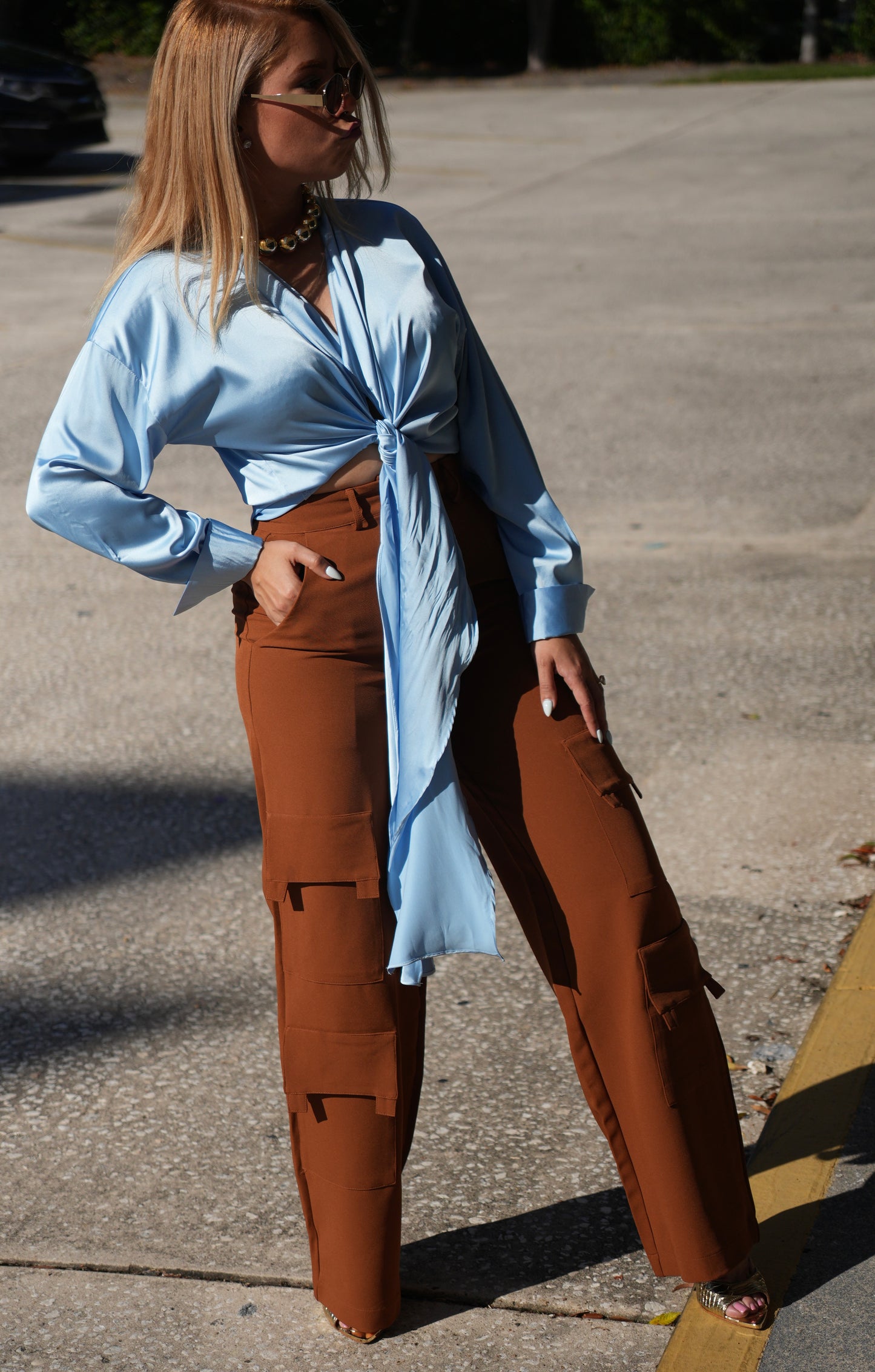 Amari Multiway Satin Top