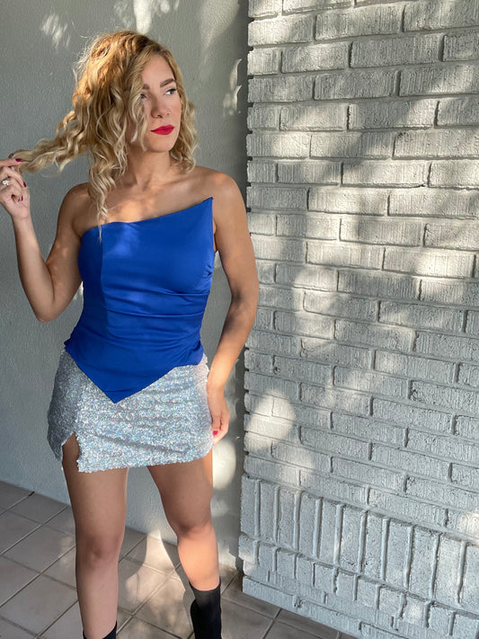 I look good skirt (silver)