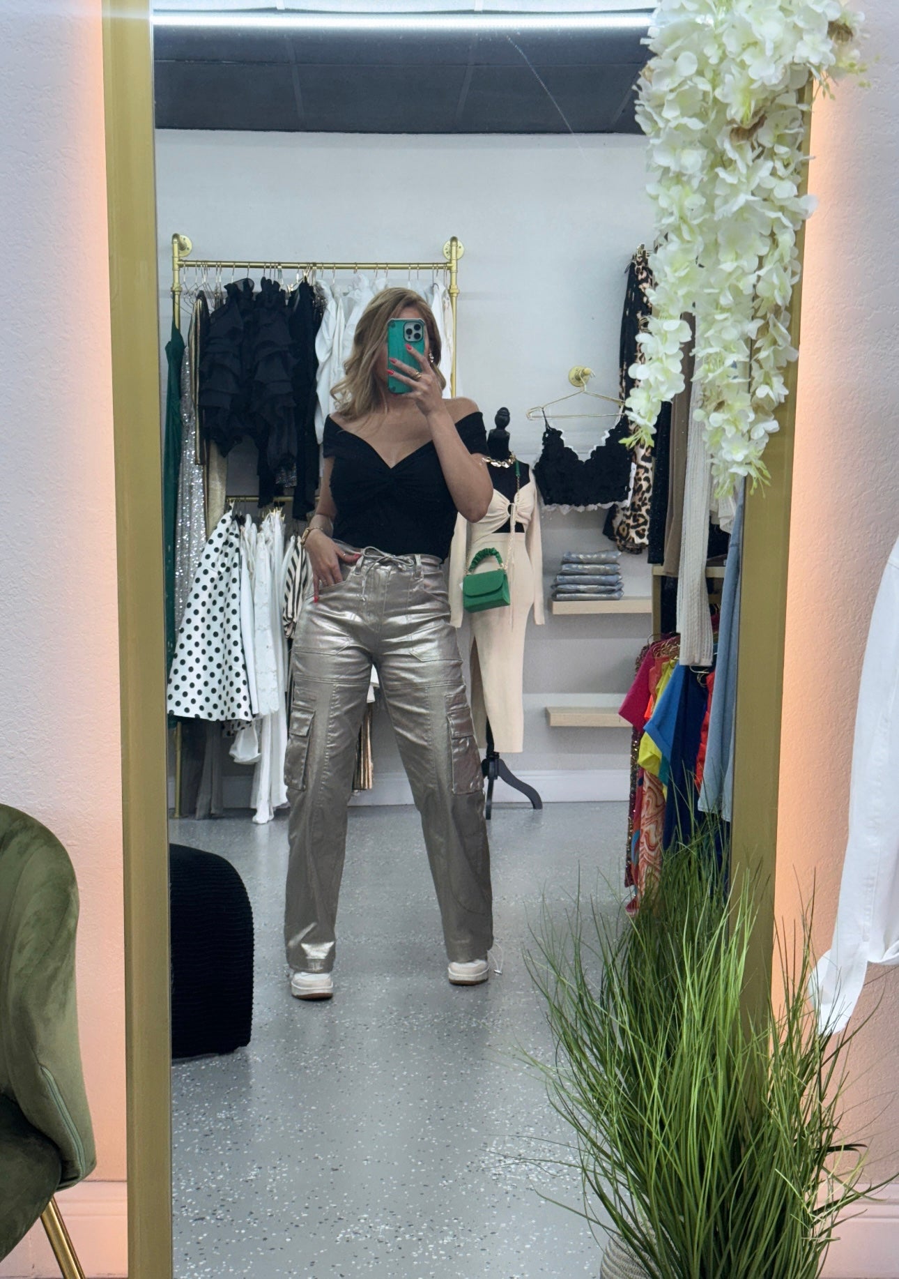 Lucia Cargo Gold Pant